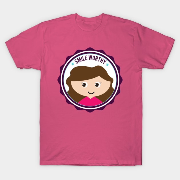 Smile Worthy T-Shirt by Hallmarkies Podcast Store